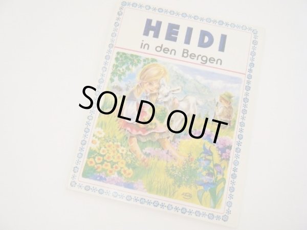 画像2: ヴィンテージ絵本「HEIDI」 in den Bergen