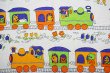 画像1: Richard Scarry？の可愛い動物柄ファブリック（はぎれ）